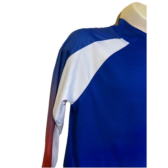 Boise State BSU Broncos Colosseum Blue 1/4 Zip Pullover LS Shirt Youth M 12-14 - Picture 2 of 8